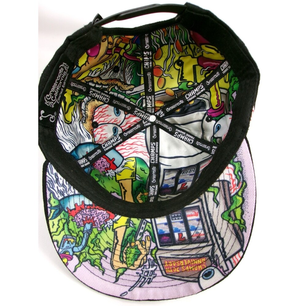 Grassroots California Limited Edition Champs Trade Show Shows Snapback Hat Eye - Picture 6 of 7